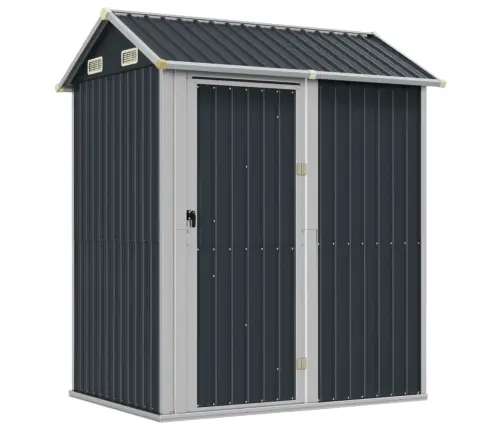 Sodo Sandėliukas, Antracito Spalvos, 192X152,5X237 cm Cinkuotas Plienas