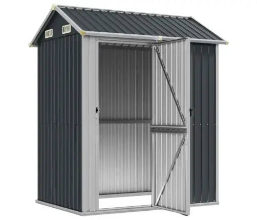 Sodo Sandėliukas, Antracito Spalvos, 192X152,5X237 cm Cinkuotas Plienas