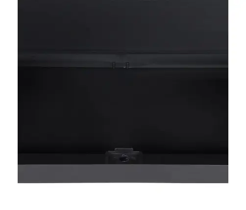 Õue Hoiukapp, Hall Ja Must, 65 X 37 X 165 cm Pp