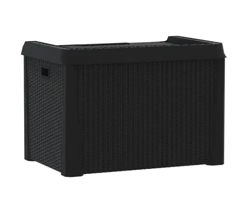 Dārza Uzglabāšanas Kaste, Antracītpelēka, 125 L, Pp Vidaxl
