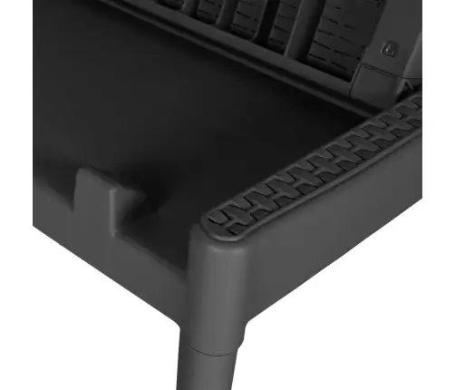 Sauļošanās Zvilnis, 186X60X29 Cm, Antracītpelēks, Pp Vidaxl Sauļošanās Zvilnis, 186X60X29 Cm, Antracītpelēks, Pp Vidaxl