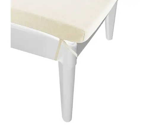 Sauļošanās Zvilnis Ar Matraci, 186X60X29 Cm, Balts, Pp Vidaxl