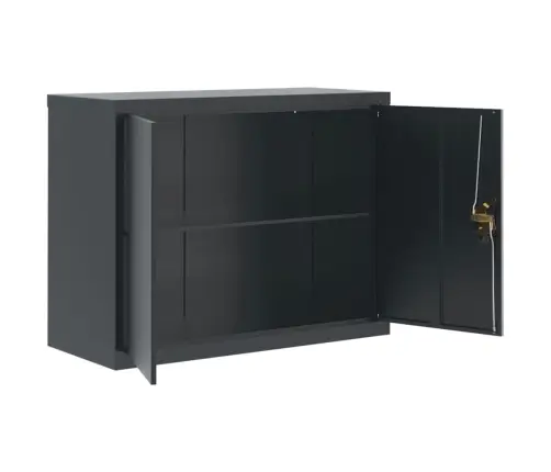 Dokumentu Skapis, Pelēks, 90X40X70 Cm, Tērauds Vidaxl Dokumentu Skapis, Pelēks, 90X40X70 Cm, Tērauds Vidaxl
