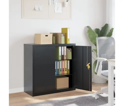 Dokumentu Skapis, Pelēks, 90X40X90 Cm, Tērauds Vidaxl Dokumentu Skapis, Pelēks, 90X40X90 Cm, Tērauds Vidaxl