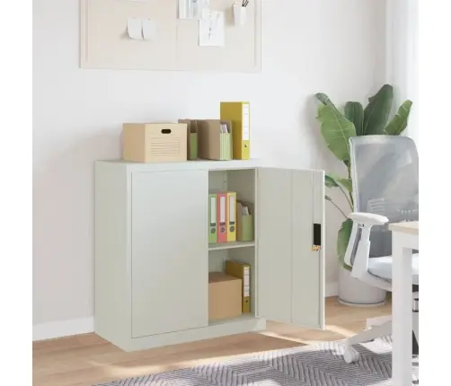 Dokumentu Skapis, Gaiši Pelēks, 79X40X90 Cm, Tērauds Vidaxl