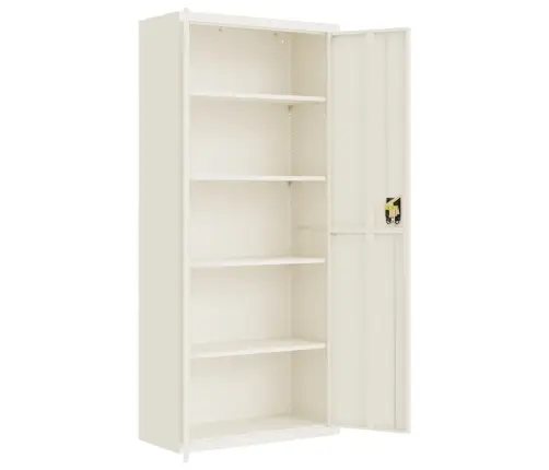 Dokumentu Skapis, Balts, 90X40X200 Cm, Tērauds Vidaxl