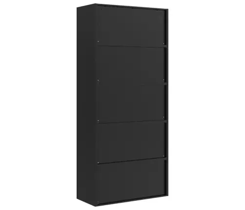 Failu Skapis, Melns, 90X40X200 Cm, Tērauds Vidaxl Failu Skapis, Melns, 90X40X200 Cm, Tērauds Vidaxl