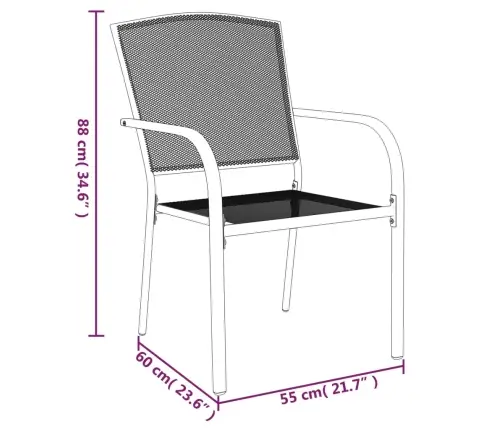 3-Osaline Aia Söögimööbli Komplekt, Antratsiithall, Teras