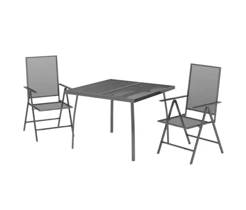 3-Osaline Aia Söögimööbli Komplekt, Antratsiithall, Teras