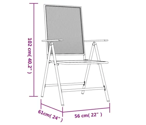 3-Osaline Aia Söögimööbli Komplekt, Antratsiithall, Teras