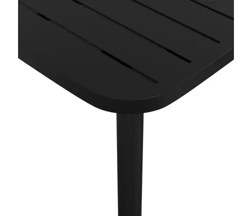 3-Daļīgs Dārza Mēbeļu Komplekts, Antracītpelēks, Tērauds Vidaxl