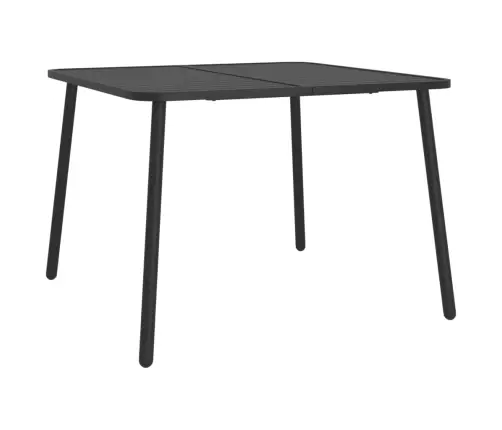 7-Daļīgs Dārza Mēbeļu Komplekts, Antracītpelēks, Tērauds Vidaxl