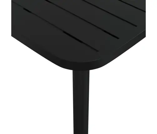 7-Daļīgs Dārza Mēbeļu Komplekts, Antracītpelēks, Tērauds Vidaxl