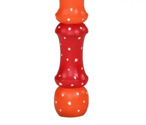 Kafijas Galdiņš, Oranžs, Apgleznots, Mango Masīvkoks Vidaxl