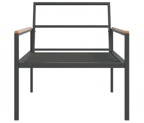 4-Daļīgs Dārza Atpūtas Mēbeļu Komplekts Ar Matračiem, Tērauds Vidaxl