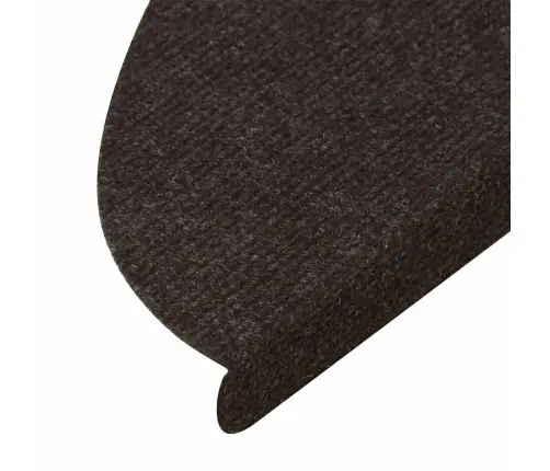 Kāpņu Paklāji, 10 Gab., Pašlīmējoši, 56X17X3 Cm, Melni Vidaxl