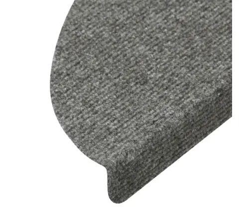 Kāpņu Paklāji, 10 Gab., Pašlīmējoši, 56X17X3 Cm, Pelēki Vidaxl