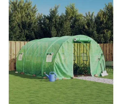 Kasvuhoone Terasraamiga, Roheline, 12 M², 4X3X2 M