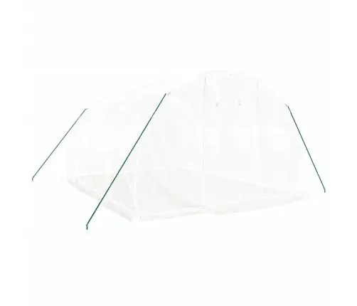 Siltumnīca Ar Tērauda Rāmi, Balta, 12 M², 4X3X2 M Vidaxl