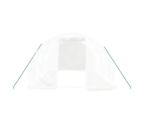 Siltumnīca Ar Tērauda Rāmi, Balta, 12 M², 4X3X2 M Vidaxl