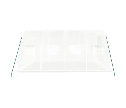 Siltumnīca Ar Tērauda Rāmi, Balta, 12 M², 4X3X2 M Vidaxl