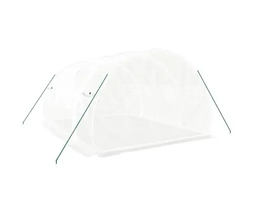 Siltumnīca Ar Tērauda Rāmi, Balta, 12 M², 4X3X2 M Vidaxl