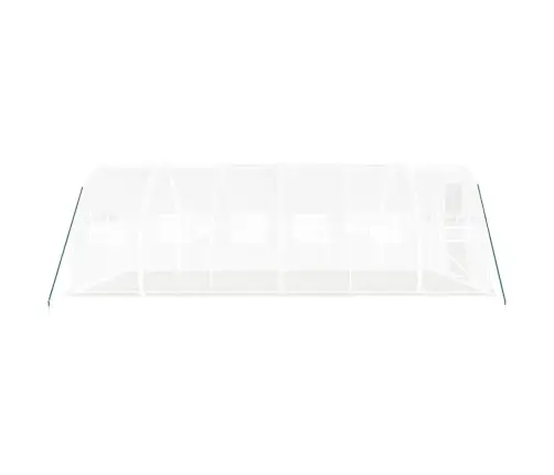 Siltumnīca Ar Tērauda Rāmi, Balta, 18 M², 6X3X2 M Vidaxl