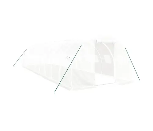 Kasvuhoone Terasraamiga, Valge, 30 M², 10X3X2 M