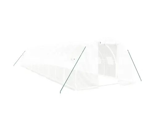 Kasvuhoone Terasraamiga, Valge, 36 M², 12X3X2 M