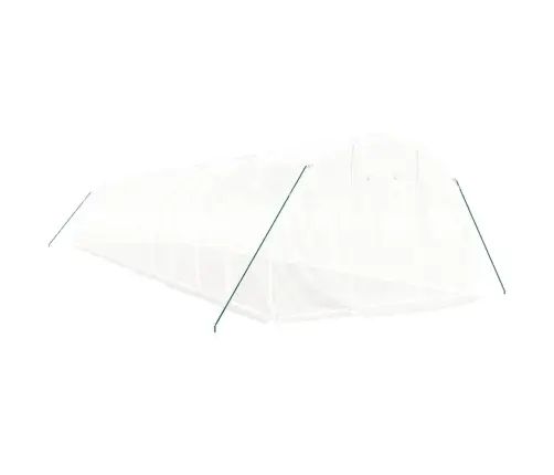 Kasvuhoone Terasraamiga, Valge, 36 M², 12X3X2 M