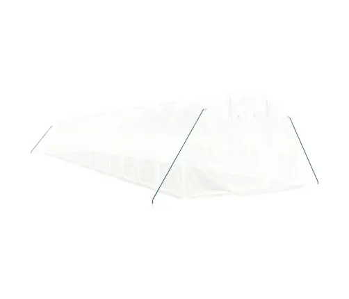 Siltumnīca Ar Tērauda Rāmi, Balta, 48 M², 16X3X2 M Vidaxl