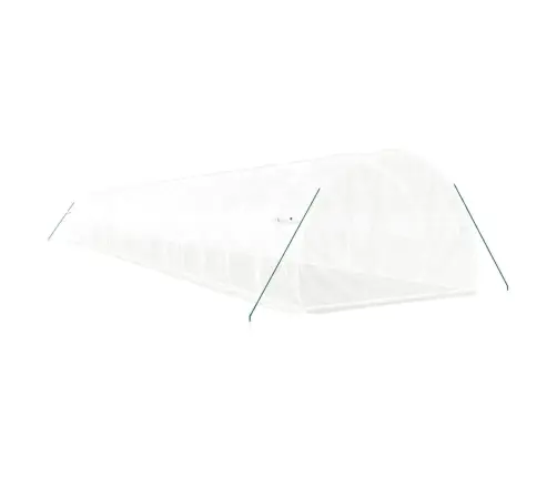 Siltumnīca Ar Tērauda Rāmi, Balta, 54 M², 18X3X2 M Vidaxl