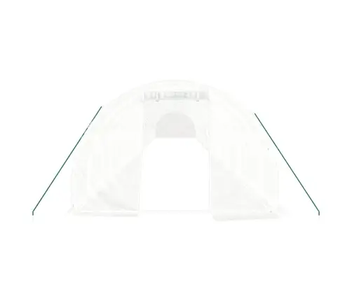 Siltumnīca Ar Tērauda Rāmi, Balta, 60 M², 20X3X2 M Vidaxl