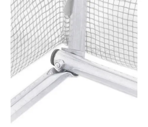 Siltumnīca Ar Tērauda Rāmi, Balta, 60 M², 20X3X2 M Vidaxl