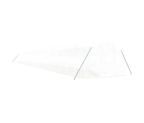 Siltumnīca Ar Tērauda Rāmi, Balta, 72 M², 24X3X2 M Vidaxl