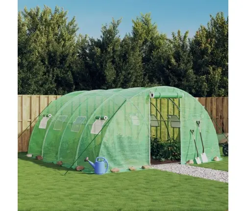 Kasvuhoone Terasraamiga, Roheline, 16 M², 4X4X2 M