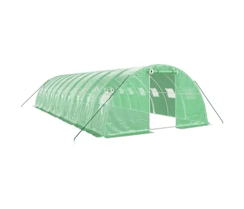 Siltumnīca Ar Tērauda Rāmi, Zaļa, 40 M², 10X4X2 M Vidaxl