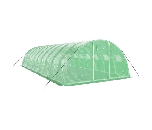 Siltumnīca Ar Tērauda Rāmi, Zaļa, 40 M², 10X4X2 M Vidaxl