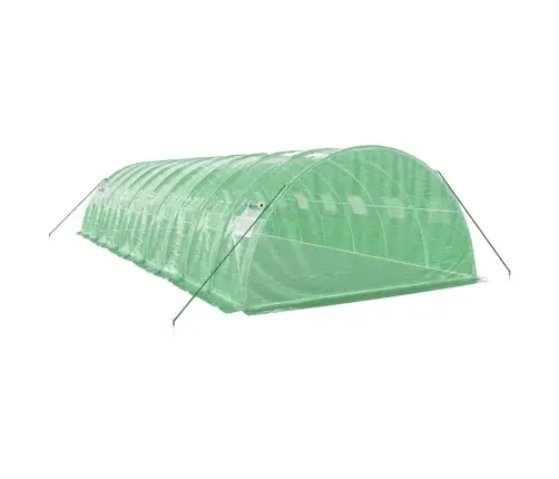 Siltumnīca Ar Tērauda Rāmi, Zaļa, 40 M², 10X4X2 M Vidaxl