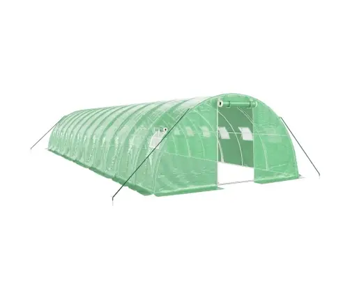 Kasvuhoone Terasraamiga, Roheline, 48 M², 12X4X2 M