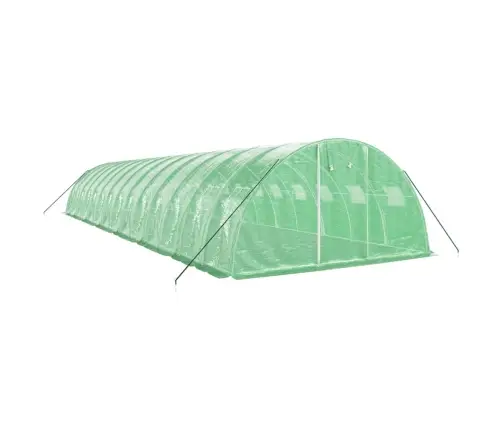 Siltumnīca Ar Tērauda Rāmi, Zaļa, 56 M², 14X4X2 M Vidaxl