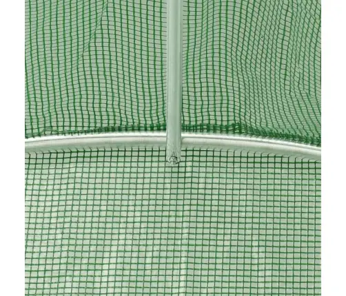 Siltumnīca Ar Tērauda Rāmi, Zaļa, 96 M², 24X4X2 M Vidaxl