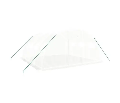 Siltumnīca Ar Tērauda Rāmi, Balta, 16 M², 4X4X2 M Vidaxl