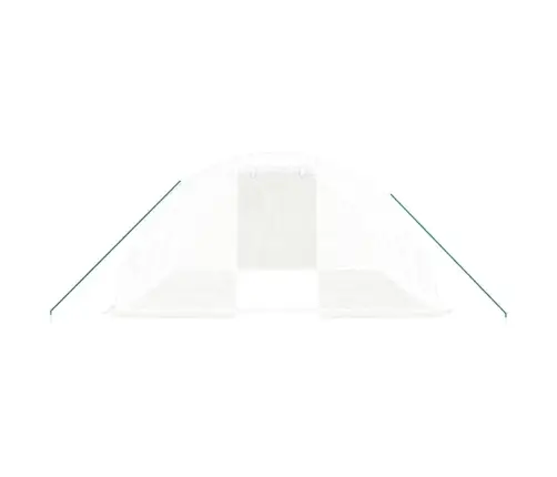 Siltumnīca Ar Tērauda Rāmi, Balta, 16 M², 4X4X2 M Vidaxl