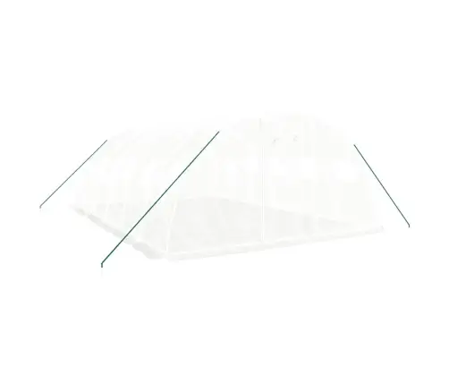 Siltumnīca Ar Tērauda Rāmi, Balta, 24 M², 6X4X2 M Vidaxl