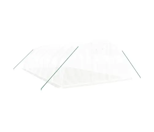 Siltumnīca Ar Tērauda Rāmi, Balta, 32 M², 8X4X2 M Vidaxl