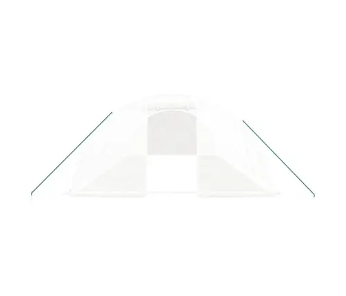 Siltumnīca Ar Tērauda Rāmi, Balta, 32 M², 8X4X2 M Vidaxl