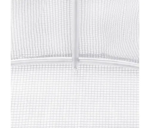 Siltumnīca Ar Tērauda Rāmi, Balta, 32 M², 8X4X2 M Vidaxl