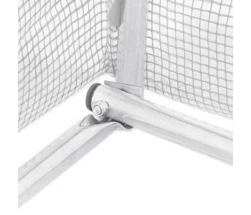 Siltumnīca Ar Tērauda Rāmi, Balta, 40 M², 10X4X2 M Vidaxl