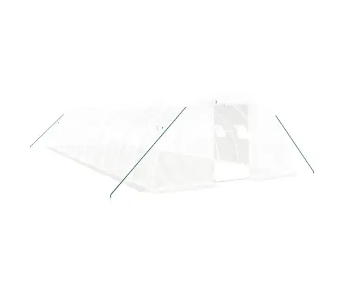 Siltumnīca Ar Tērauda Rāmi, Balta, 48 M², 12X4X2 M Vidaxl